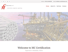 Tablet Screenshot of mc-certification.net